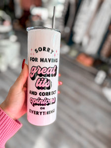 Great Tits Tall Travel Cup