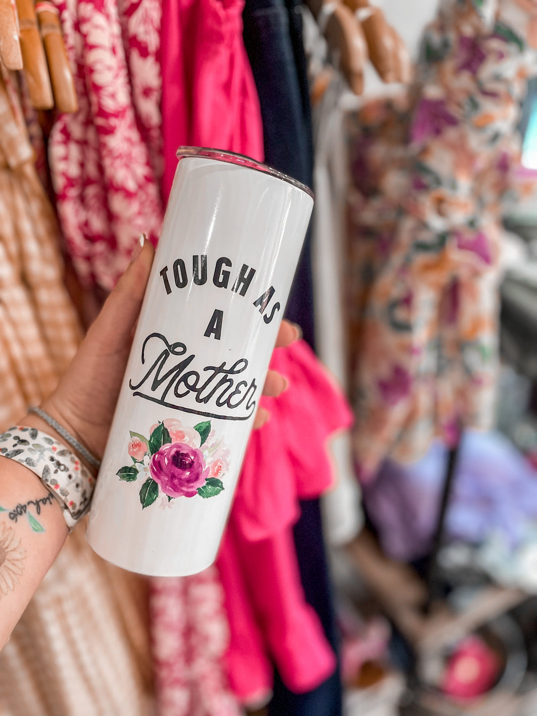 Tough As A Mother Tall Travel Cup