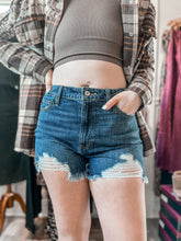 Load image into Gallery viewer, High Rise Mom Shorts